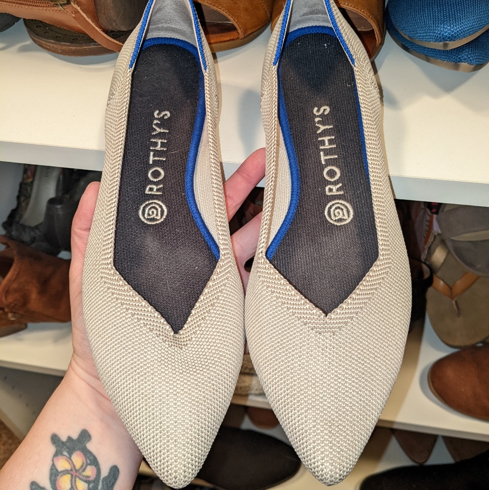 Rothys The Point Birdseye Flats